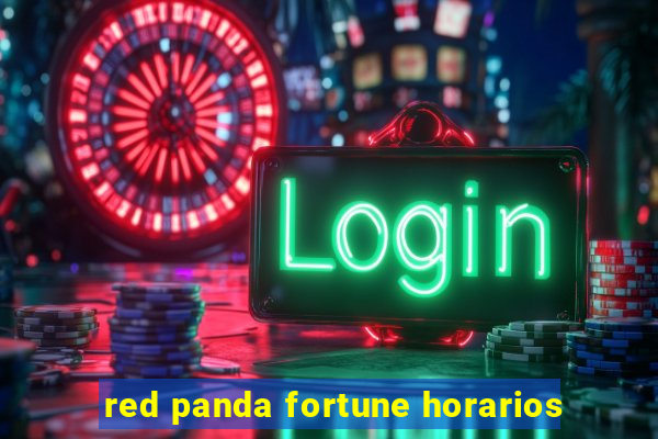 red panda fortune horarios